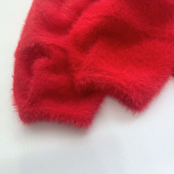 L'ACADEMIE RED FUZZY WINTER DRESS - XS - Picture 7 of 10